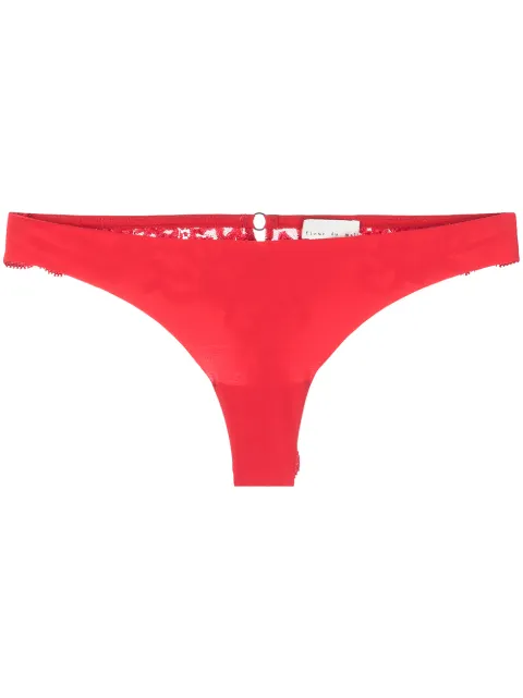 Fleur Du Mal Charlotte seamless lace thong