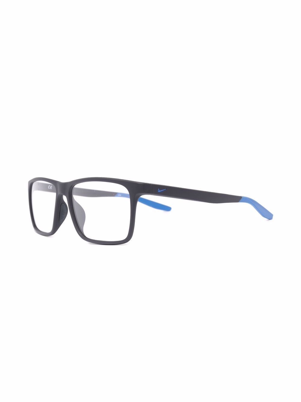 Nike swoosh-logo square-frame Eyeglasses - Farfetch