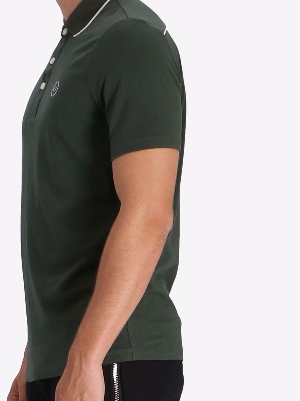 фото Armani exchange рубашка поло с вышитым логотипом