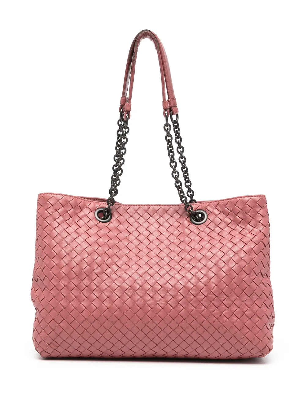 фото Bottega veneta pre-owned сумка-тоут с плетением intrecciato