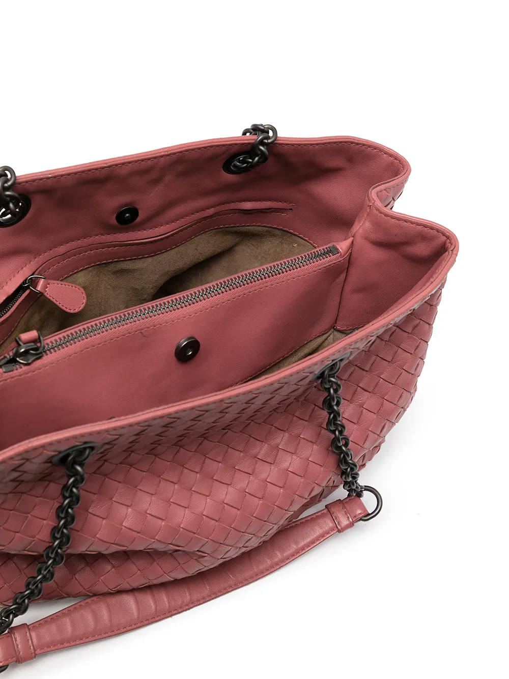 фото Bottega veneta pre-owned сумка-тоут с плетением intrecciato