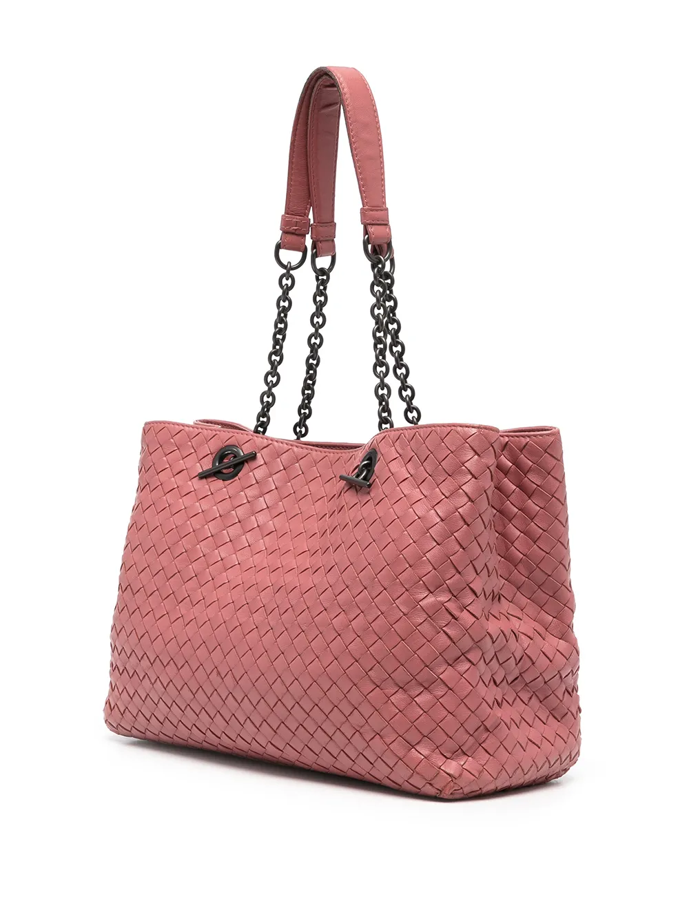 фото Bottega veneta pre-owned сумка-тоут с плетением intrecciato