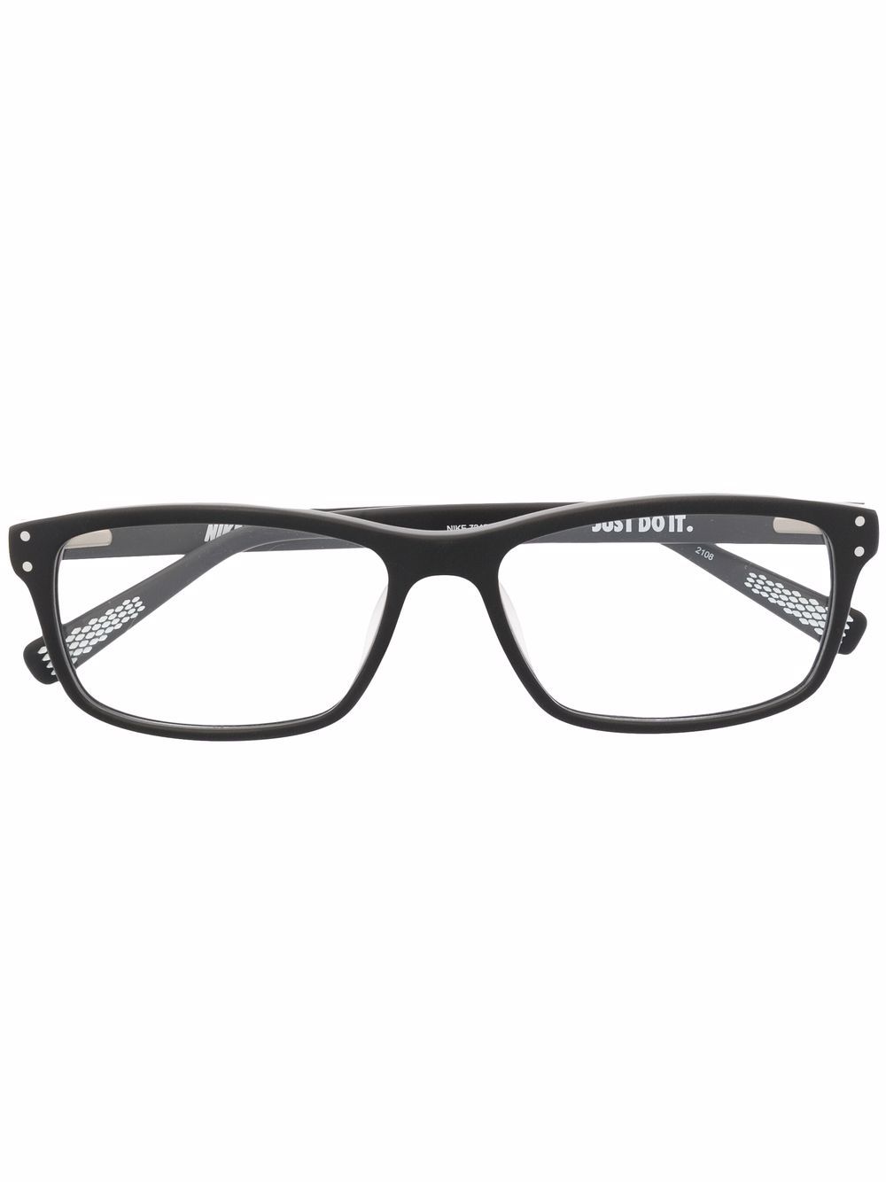 

Nike lentes con logo Swoosh - Negro