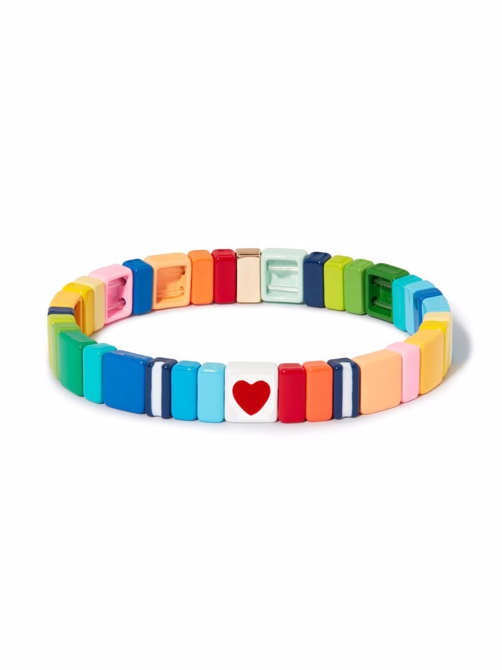 Image 1 of Roxanne Assoulin Mini Me rainbow hearts bracelet