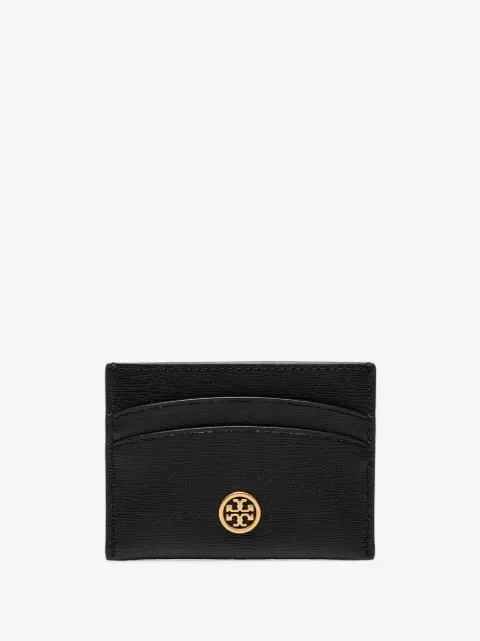 Tory Burch Robinson logo-plaque cardholder