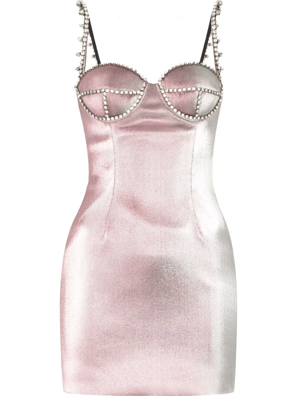 Area Crystalembellished Dress In Pink ModeSens