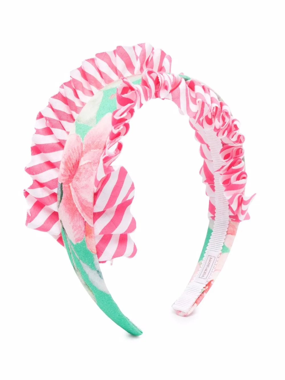 

Monnalisa diadema con ribete de volantes - Rosado