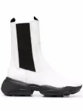 Hogan mid-calf leather boots - White