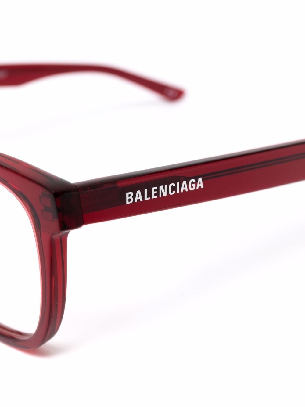 фото Balenciaga eyewear очки в прозрачной квадратной оправе