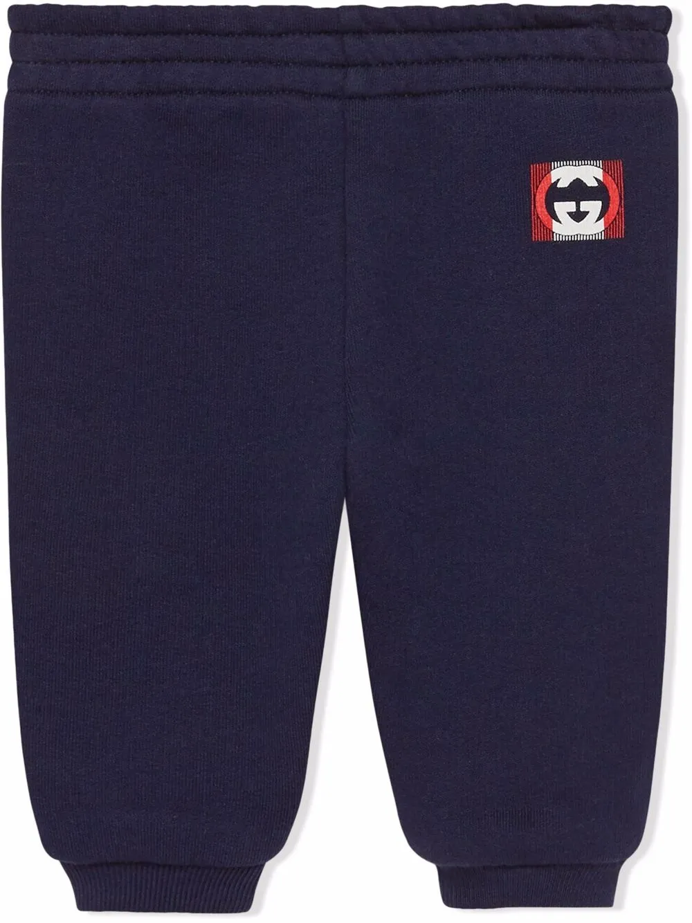 

Gucci Kids felted cotton track trousers - Blue