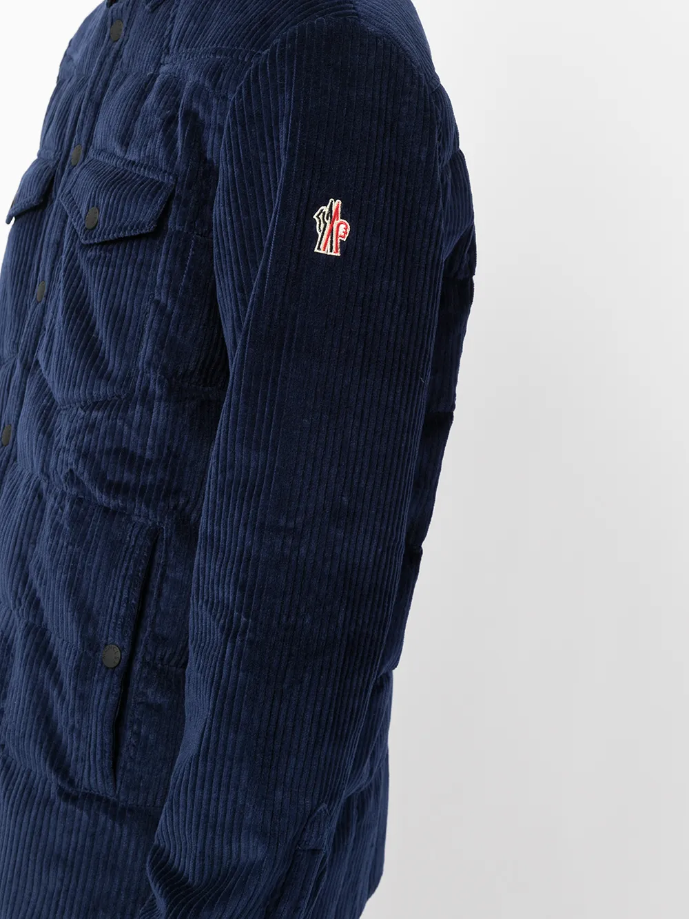 фото Moncler grenoble стеганая вельветовая куртка gelt