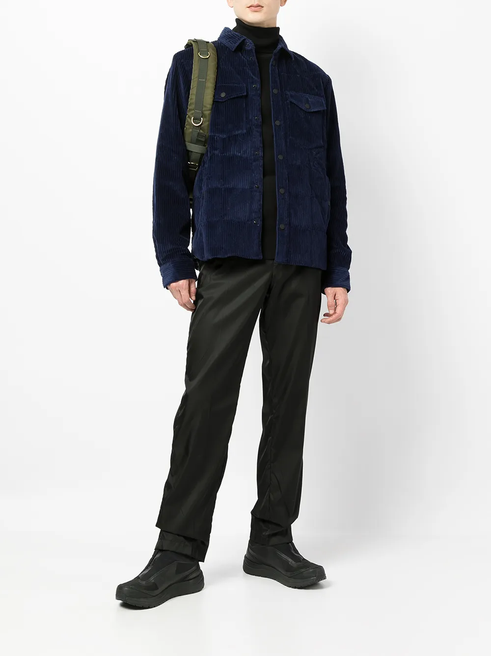 фото Moncler grenoble стеганая вельветовая куртка gelt