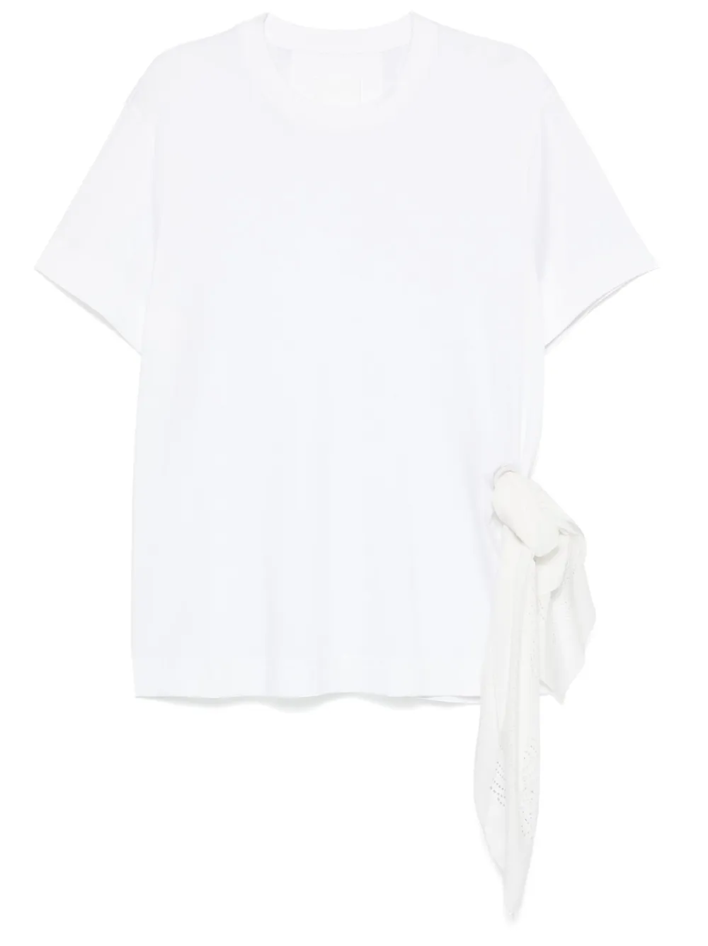 Givenchy scarf-detail T-shirt - White