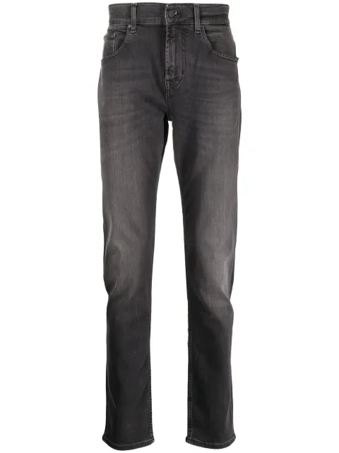 7 For All Mankind skinny-cut washed jeans