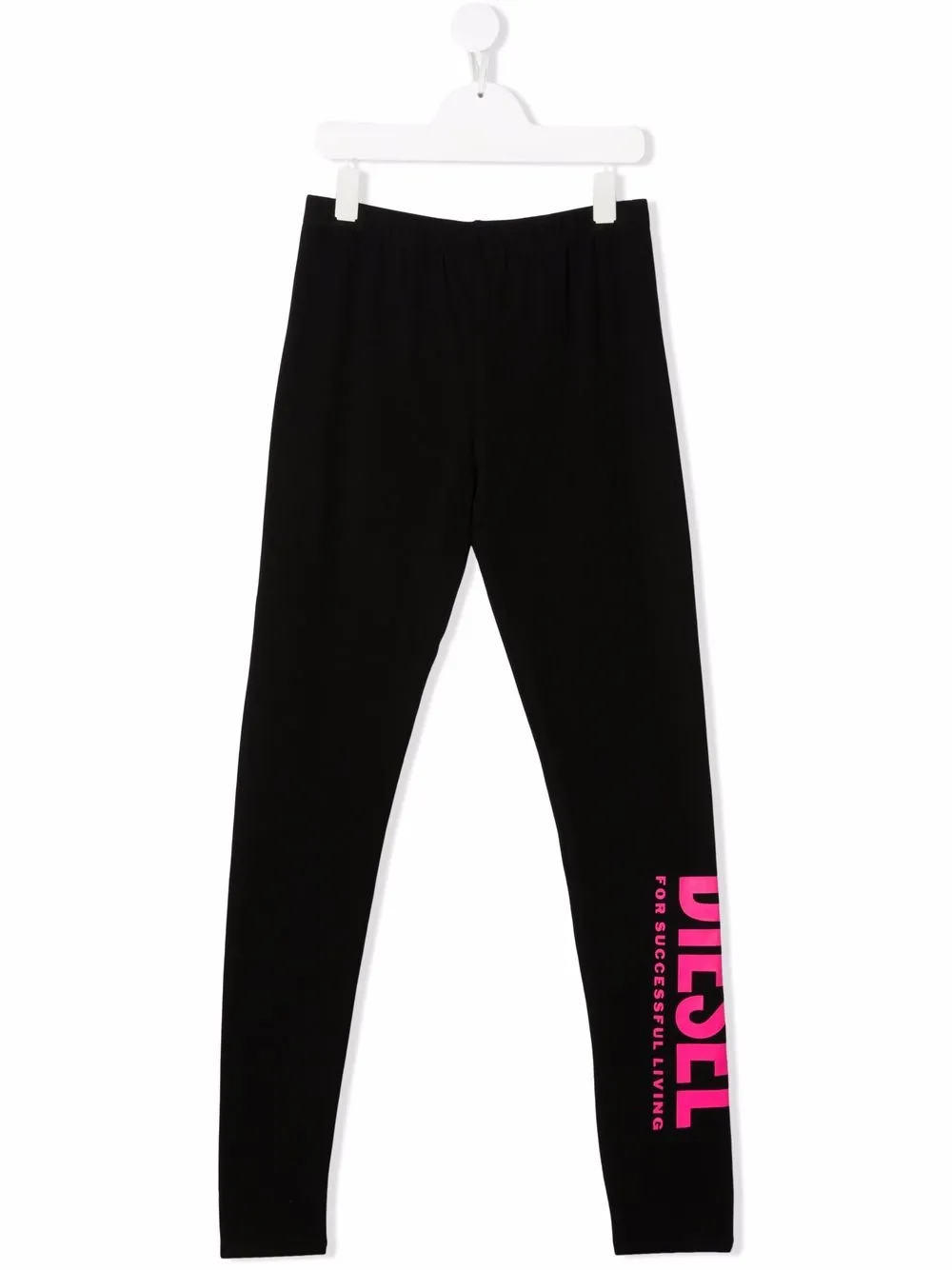 

Diesel Kids leggins con logo estampado - Negro