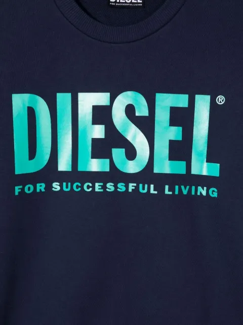 Diesel Kids TEEN logo-print Cotton Sweatshirt - Farfetch
