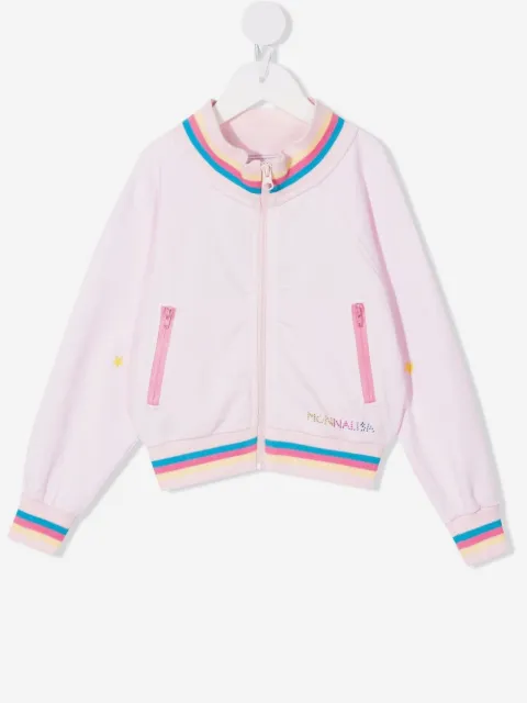 Monnalisa Buggs-Bunny print bomber jacket