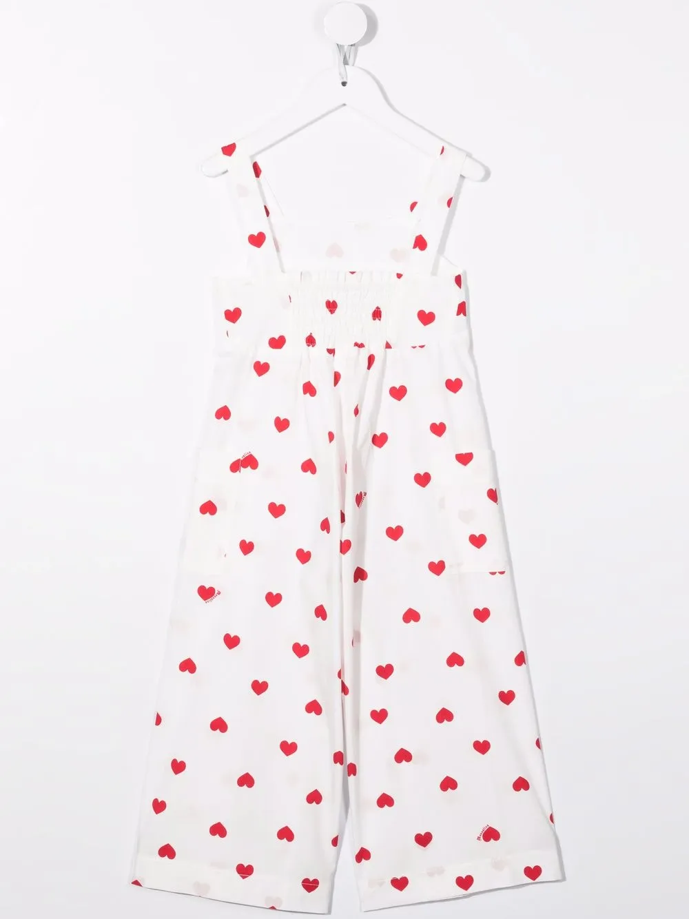 heart print jumpsuit