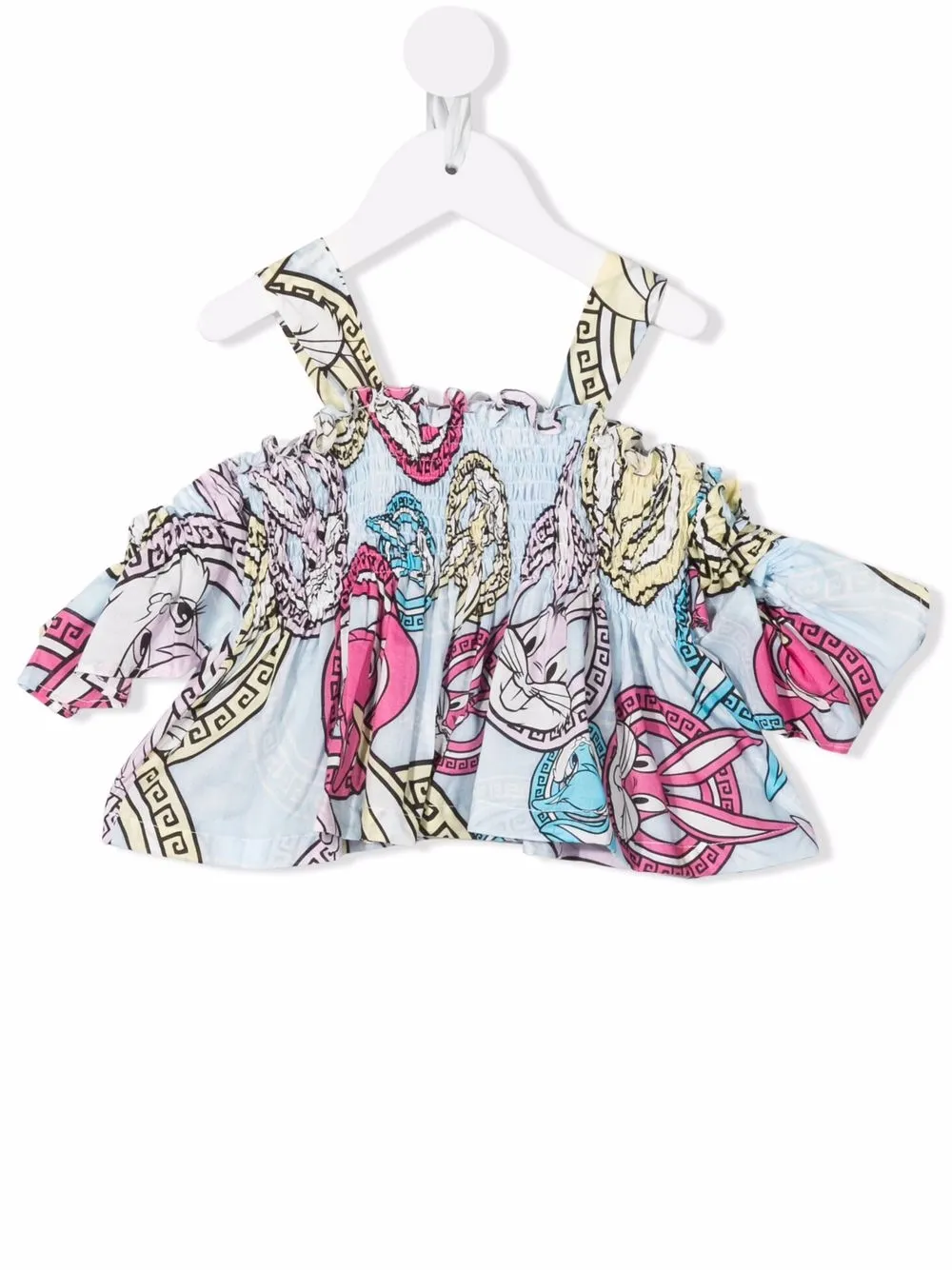 

Monnalisa blusa con estampado Bugs Bunny - Azul
