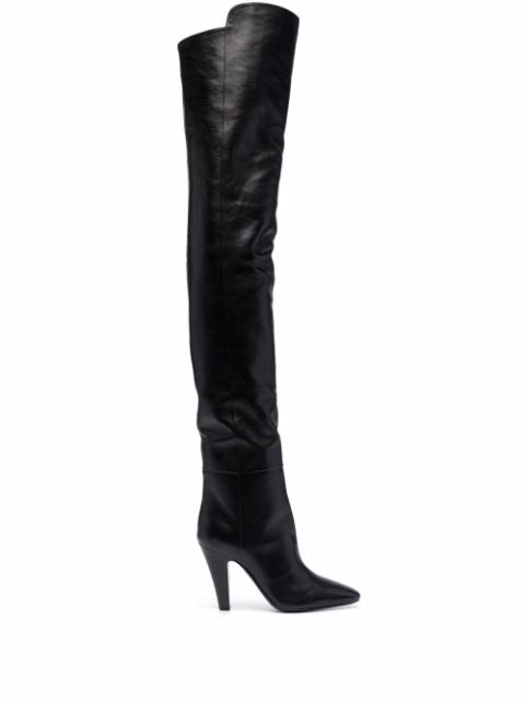 ysl overknee boots