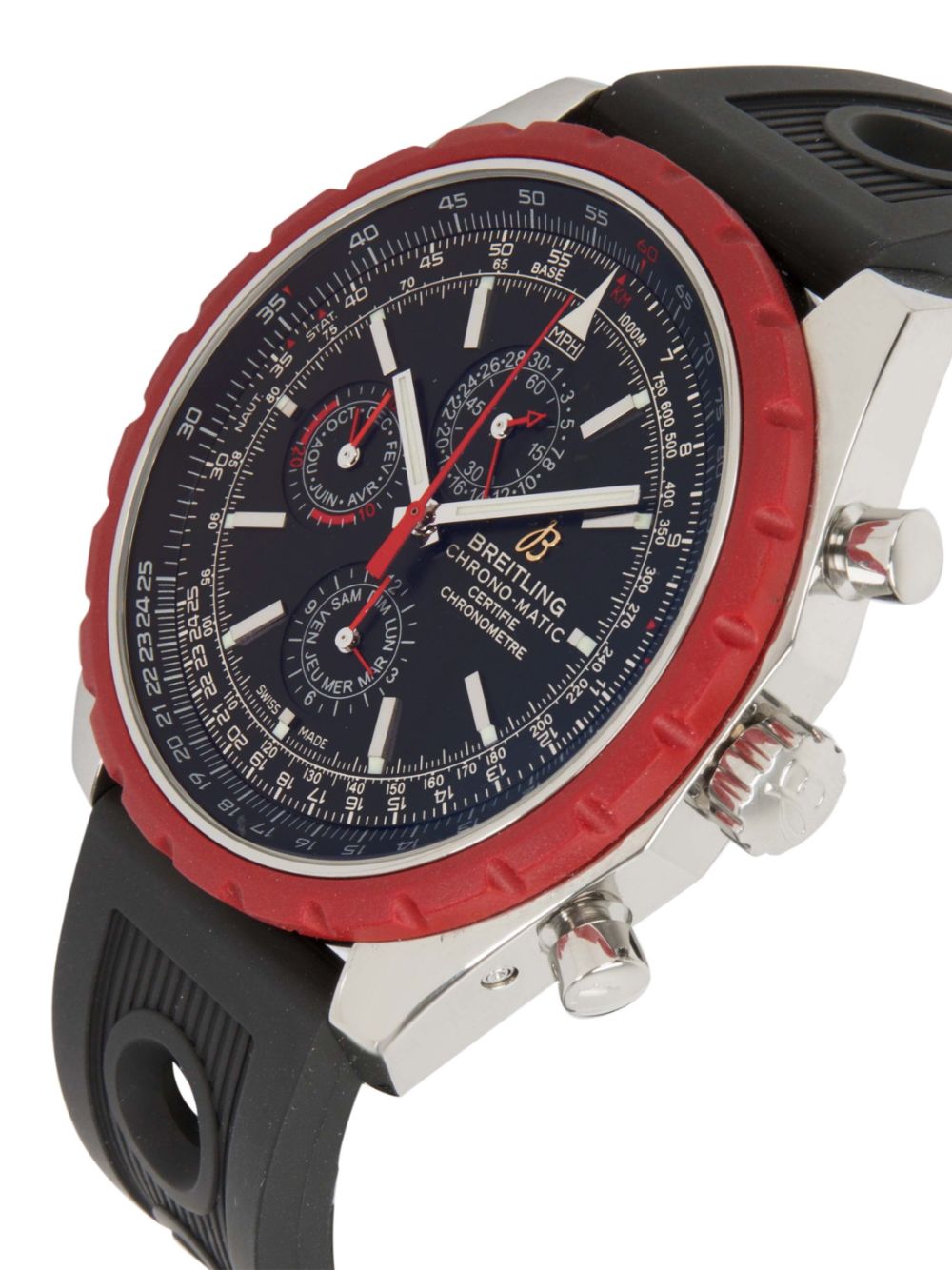 Breitling Pre-owned Chrono-Matic horloge - Zwart