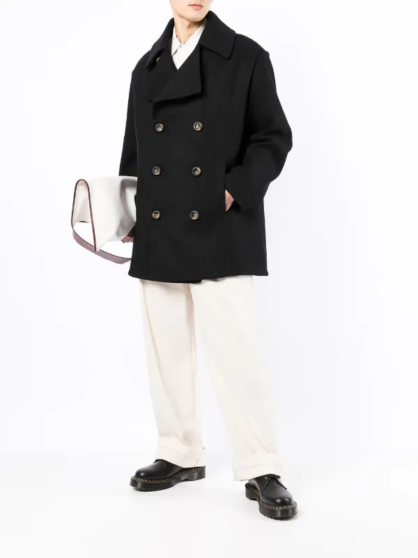 卸売 Acrobat The Toogood double-breasted FARFETCH | Black | Coat ジャケット・アウター