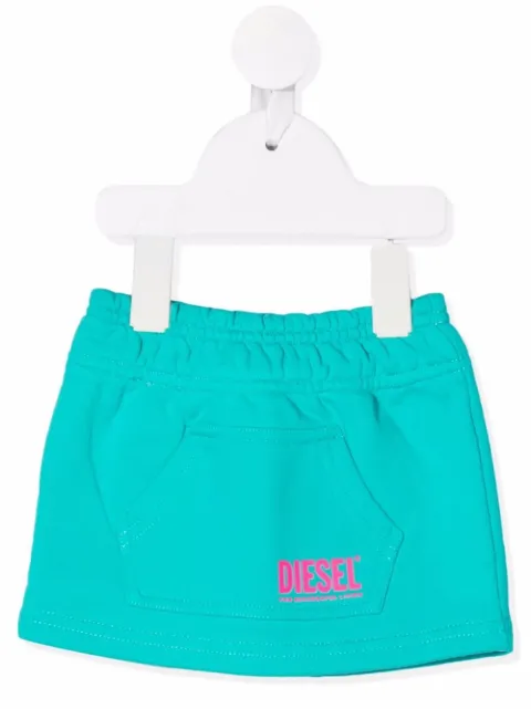 Diesel Kids تنورة مجسمة بطبعة شعار الماركة
