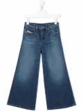 Diesel Kids D-Akemi wide-leg jeans - Blue