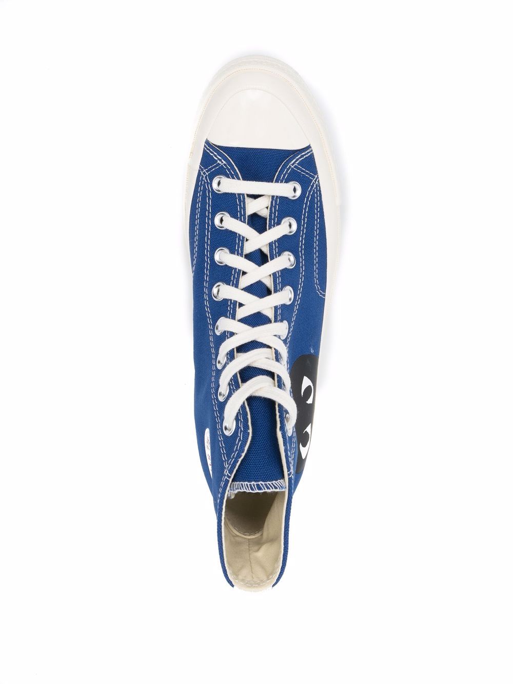 фото Comme des garçons play высокие кеды chuck taylor из коллаборации с converse