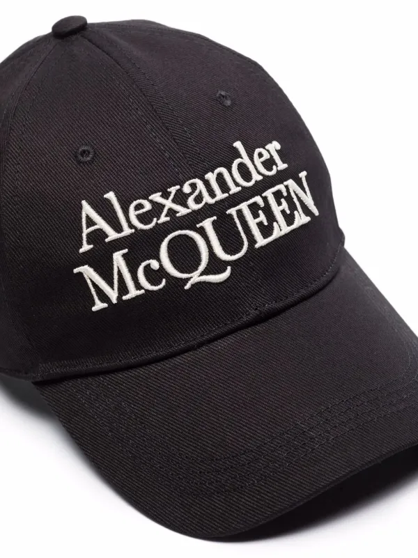 ALEXANDER MCQUEEN】ブランドロゴキャップ-