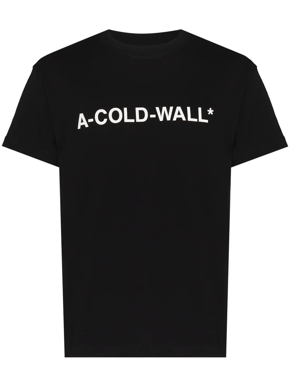 a-cold-wall* t-shirt en coton à logo imprimé - noir