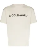 A-COLD-WALL* logo-print cotton T-shirt - Neutrals