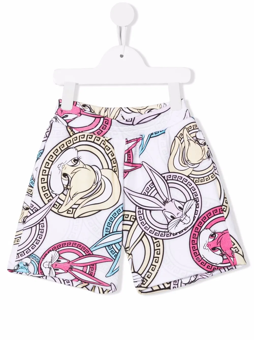 

Monnalisa shorts deportivos con estampado Bugs Bunny - Blanco