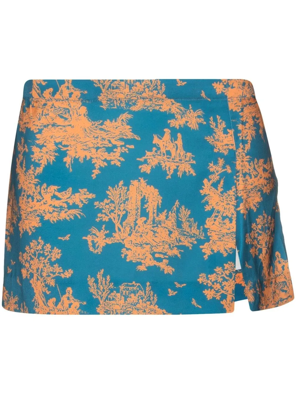 

Miaou floral-print mini skirt - Black