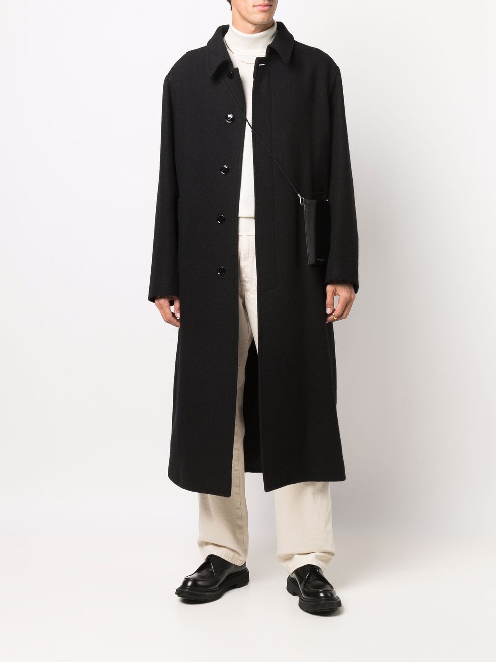 Lemaire Straight Wool Coat - Farfetch