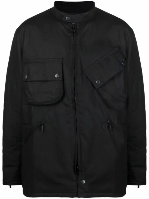 Barbour multi-pocket zip-up jacket
