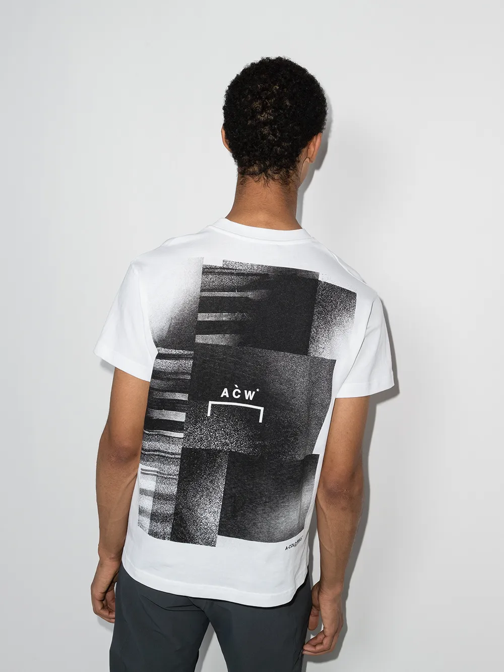  A Cold Wall* T Shirt Mit Grafischem Print   Weiß 