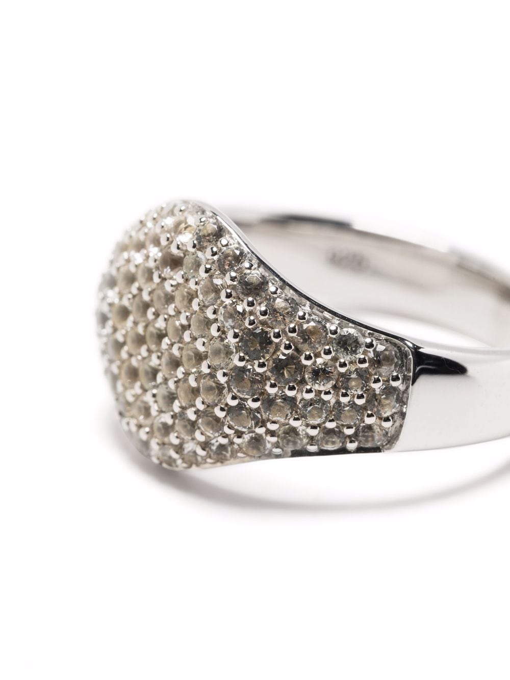 Shop Tom Wood Mini Oval Cocktail Ring In Silber