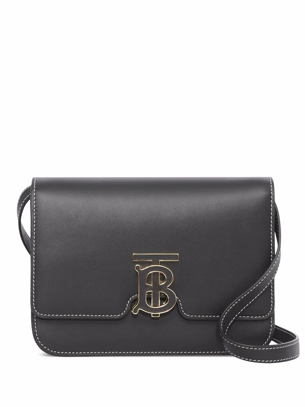 

Burberry small TB monogram bag - Black