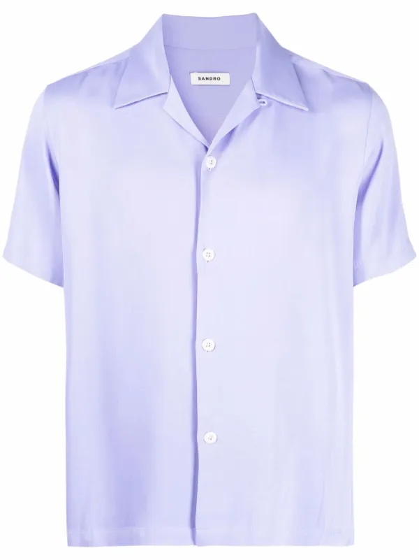 SANDRO short-sleeve camp-collar Shirt 