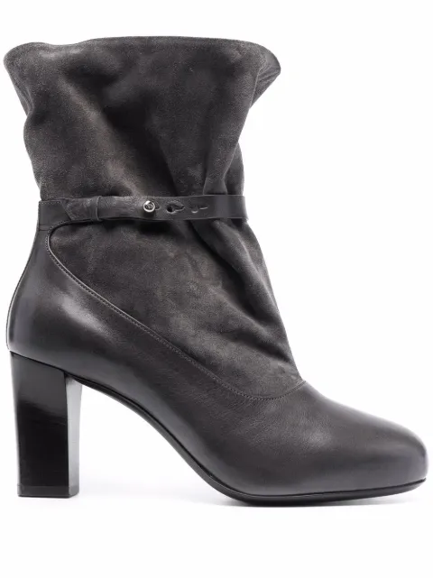 panelled ankle boots