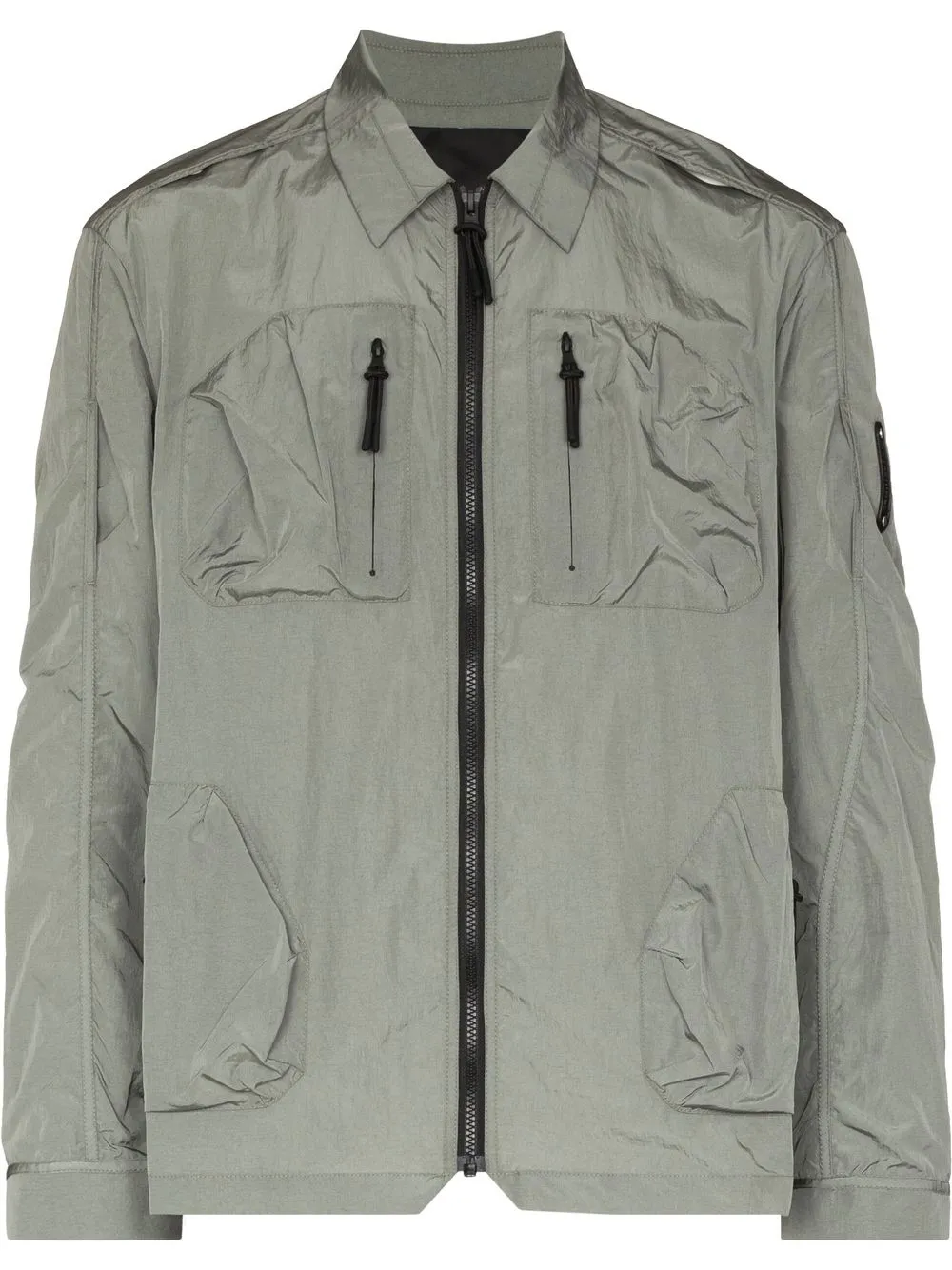 

A-COLD-WALL* sobrecamisa con cierre - Gris