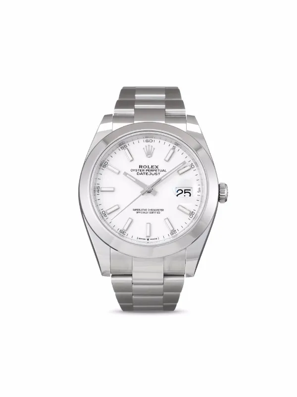 Rolex 2021 pre-owned Datejust 41mm - Farfetch
