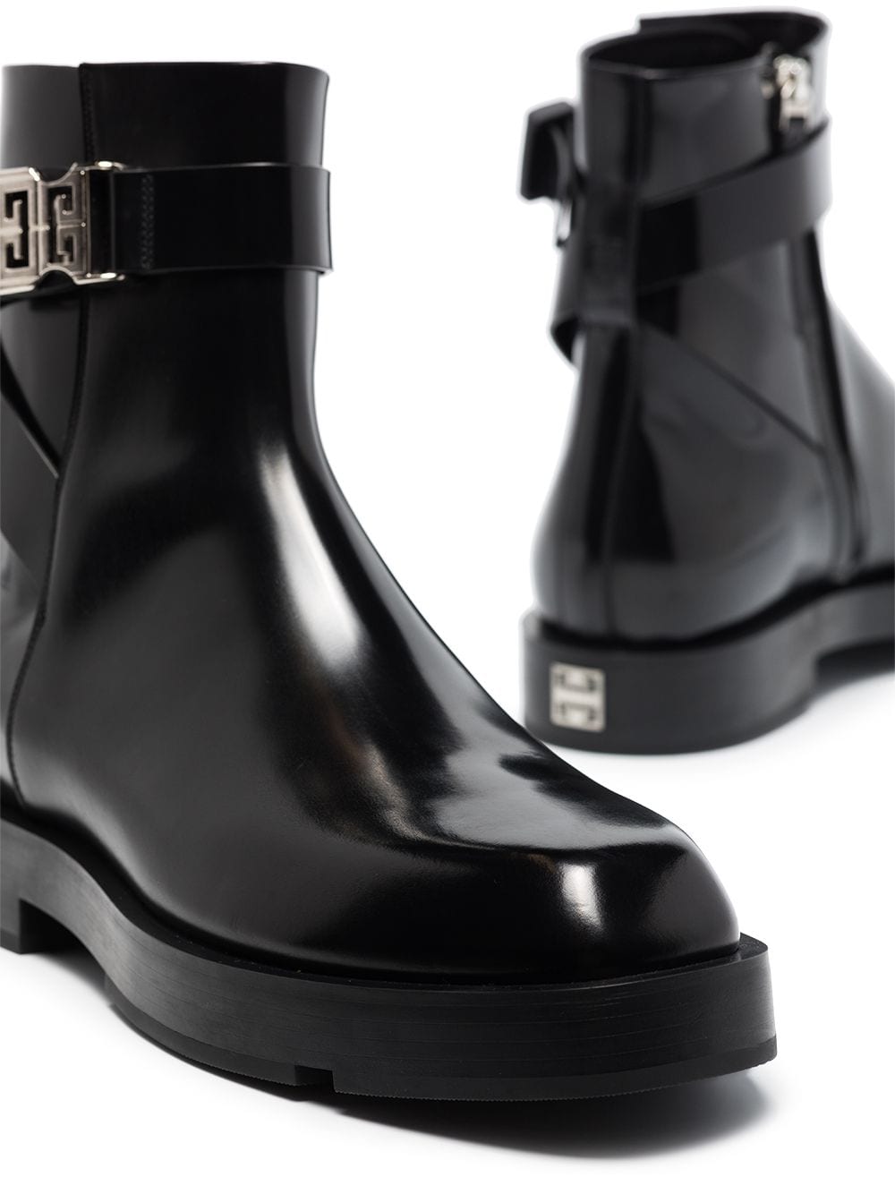 фото Givenchy ботинки с квадратным носком и логотипом 4g