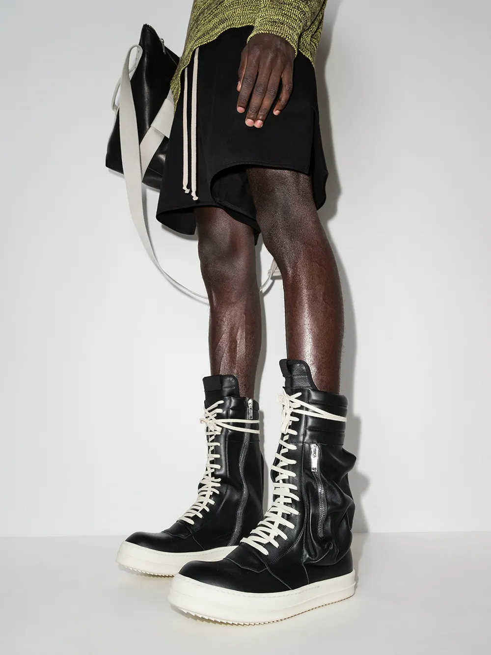 Rick Owens Cargo Basket high-top Sneakers - Farfetch