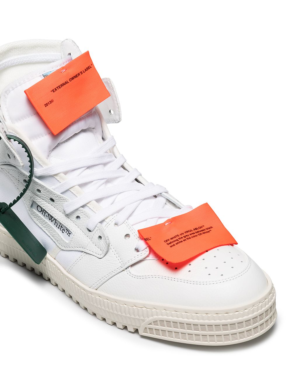 фото Off-white высокие кроссовки off-court 3.0