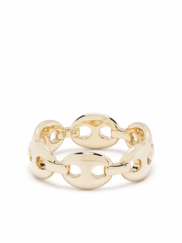 Tom Wood 9kt Yellow Gold Bean Ring - Farfetch