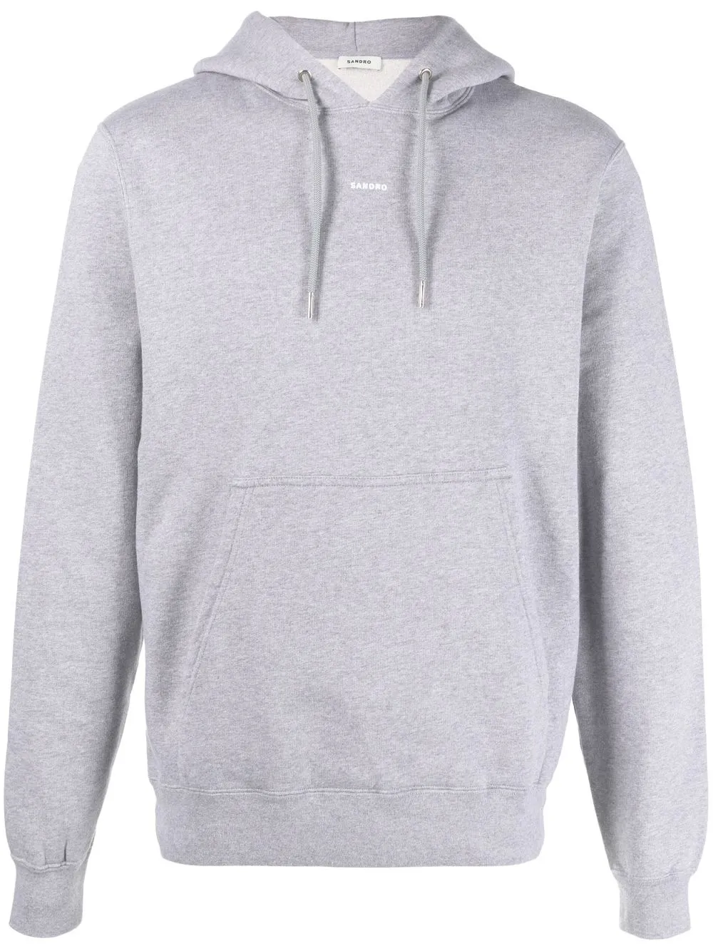 

SANDRO hoodie con logo estampado - Gris