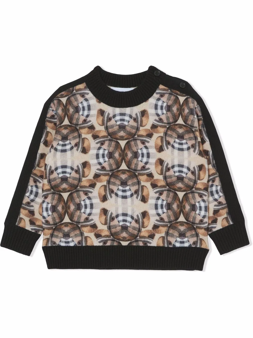 

Burberry Kids suéter con motivo de osito Thomas - Marrón