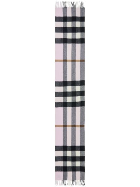 Burberry check cashmere scarf Men